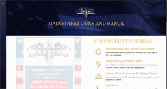 Desktop Screenshot of mainstreetgunsandrange.com