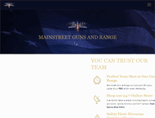 Tablet Screenshot of mainstreetgunsandrange.com